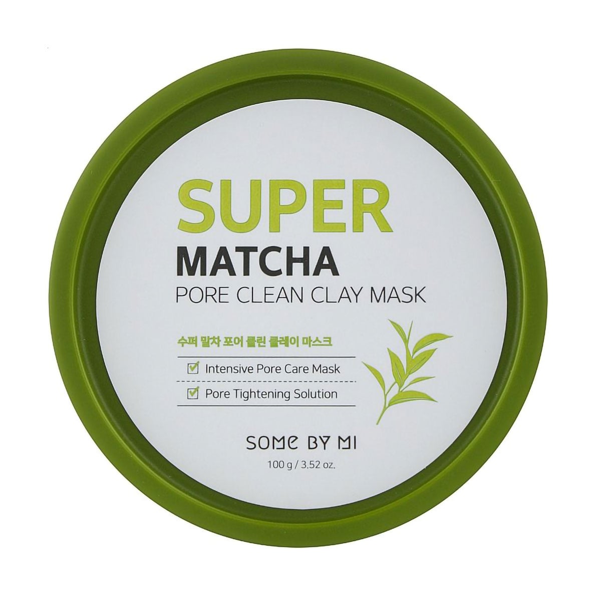 Очищувальна глиняна маска для обличчя Some By Mi Super Matcha Pore Clean Clay Mask, 100 г